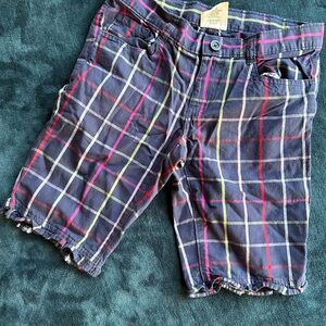 Crazy 8 Blue and Red Flat Front Shorts